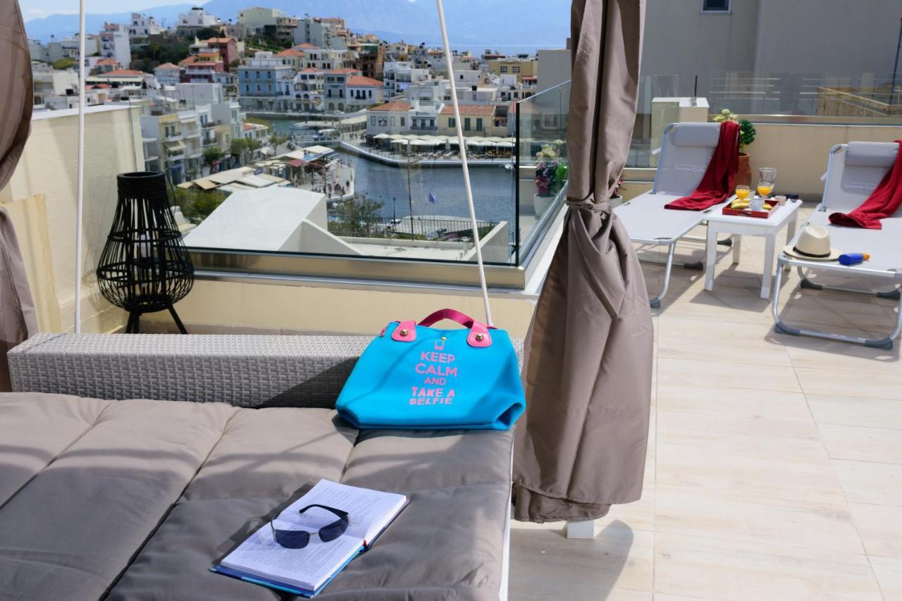 Luxury Lake - Center House Agios Nikolaos  Bagian luar foto