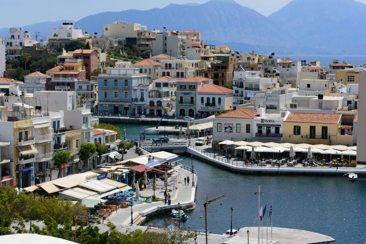 Luxury Lake - Center House Agios Nikolaos  Bagian luar foto