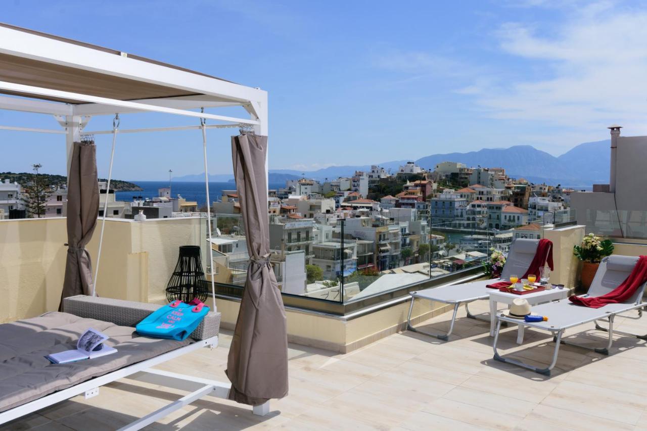 Luxury Lake - Center House Agios Nikolaos  Bagian luar foto