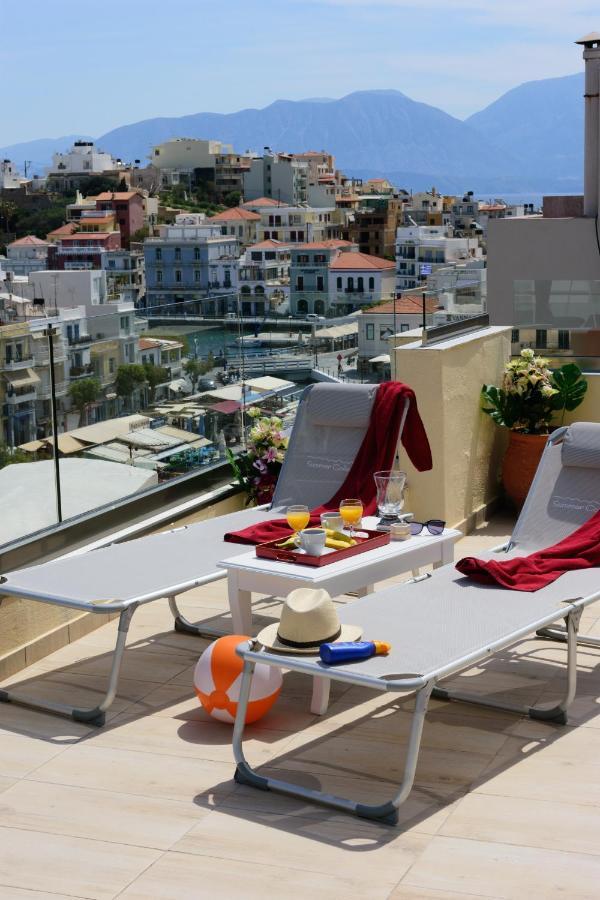 Luxury Lake - Center House Agios Nikolaos  Bagian luar foto